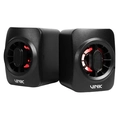 Caixa de Som Gamer Vinik Eclipse 6w 2.0 Led Rainbow - Vspkg6wec