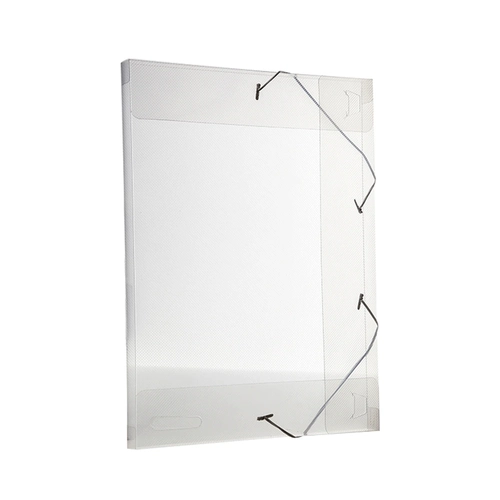 Pasta Aba Elástico Transparente Ofício Lombo 2cm Dello