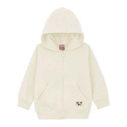 Jaqueta Zíper com Capuz Moletom Lik Kids - Feminina