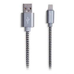 Cabo para Iphone 1.5 Metro Nylon Wi343 Preto