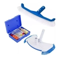 Conjunto Limpeza Piscina C/ Escova, Aspirador E Teste Ph