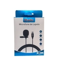 MICROFONE DE LAPELA COM FIO - TYPE-C