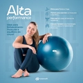Bola Pilates Suiça Yoga 65cm Ginástica Abdominal e Muscular EssenceFit