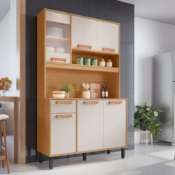 COZINHA NAPOLES 6 PORTAS 1 VIDRO 1 GAVETA