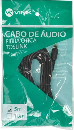 Cabo Optico de Audio Toslink 5M - ATC-5
