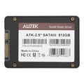 SSD ALLTECK, 512GB, SATA III, 2,5, Leituras: 570MB/s e Gravações: 440MB/s - ATKSSD512