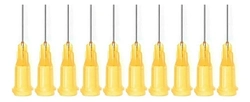 Kit 10 Agulhas Aplicadoras De Cola 23gauge Laranja