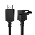Cabo Hdmi 2.0 Pcyes Conector 90º Vertical - Preto - 3 Metros - Ph20-3v-c