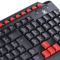 Teclado Gamer Vinik Vx Gaming Dragon V2 Preto Com Vermelho - Gt100