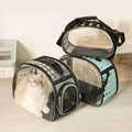 Bolsa Transporte Pet Relax Transparente para Cachorros e Gatos – Portátil, Dobrável e Respirável para Viagens e Passeios