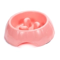 Comedouro Tigela de Alimentação Lenta G Rosa para Cães e Gatos