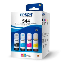 Kit Epson Refil De Tinta Com 4 Cores - T544520-4p