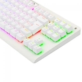 Teclado Gamer Redragon Dark Avenger Lunar White RGB Switch Azul - K568W-RGB PT-BLUE