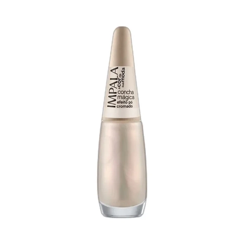 Esmalte Impala A Cor da Sua Moda Efeito Pó Cromado - Concha Mágica 7,5ml