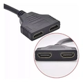 CABO DIVISOR HDMI Y 1 ENTRADA X 2 SAÍDAS SWITCH 1X2 EASYTOP
