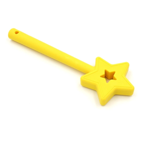 Mordedor de Varinha Estrela ARK Therapeutic® - Padrão Macio - Amarelo