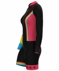 Macaquinho de Ciclismo Feminino Crisântemo