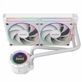 Water Cooler 240mm Pcyes Vision White Ghost - Tela Lcd 2,1 - Vs240wg
