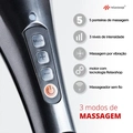 Massageador Elétrico Corporal Sem Fio Profissional Easy Pro Relaxshop – Alta Potência para Massagem em Costas, Pernas e Relaxamento Muscular