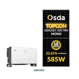 Gerador Edeltec Solar Saj 118,17 Kwp Tri. 220v Fibrometal (75k/585w)