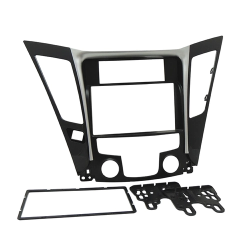 Moldura Fiamon 2 Din Hyundai Sonata Basico 11/ 15 Preta