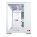 Gabinete Lian Li 011 Dynamic Branco Redragon Edition O11DMINI-RD-W