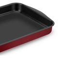 Assadeira Funda Retangular Antiaderente Rochedo Dura + 37cm - Cxm / 6