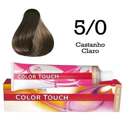 Tonalizante 5/0 Castanho Claro Color Touch Wella Professional