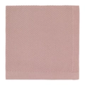 Manta Tricot Rosa Ponto Diferenciado - Feminina