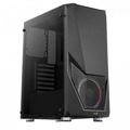 Gabinete Gamer Aerocool Zauron Saturn Preto Rgb Lateral Vidro