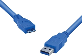 Cabo para Hd Externo Usb 3.0 a Macho x Micro Usb b Macho 1.2 Metros U3ambmc-12