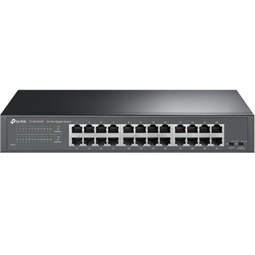Switch Gigabit 24 Portas 10/100/1000 Mesa Ou Montavel Em Rack Nao Gerenciavel Tl-sg1024d Nacional Smb