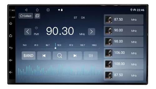 Multimídia Universal Adak PLAY-2764G2 7 Android Auto E Carplay Sem Fio