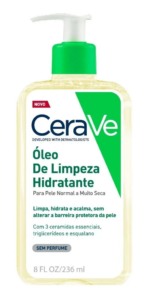 Óleo de Limpeza Hidratante Para Pele Normal E Muito Seca 236 ml CeraVe