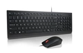 Combo Teclado e mouse com fio Lenovo Essential - 4X31R64405