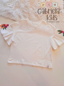 Camiseta Flowers Meia Malha