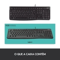 Teclado Logitech usb K120, ABNT2