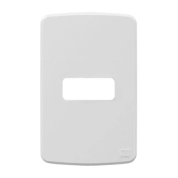 Placa Composé 4x2 para 1 Módulo Branco