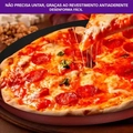 Assadeira De Pizza Rochedo Dura+ Com Revestimento Antiaderente 35cm - Cxm / 12