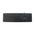Teclado Com Fio Tf300 Design Slim Conexao Usb Cabo de 150cm Resistente Agua Preto Tc065