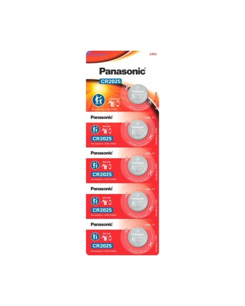 PILHA BOTAO LITHIUM 3V CR2025 PANASONIC