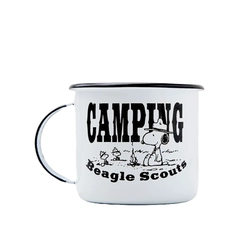 Caneca Esmaltada Snoopy Camping - (Galapagos)
