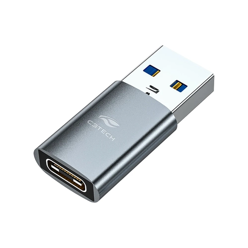 Adaptador OTG C3Tech USB-A Macho/USB-C Fêmea - OTG-10