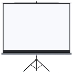 Tela De Projecao Retratil Tes Ttm 100va Com Tripe e Estojo Serie a 2.00x1.52 Metros 4:3