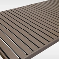 Mesa em alumínio ripado 100x250cm Rio de Janeiro