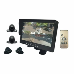 Kit De Monitoramento Para Carro Roadstar Com 4 Câmeras e Tela 7 - Rs816br 12v