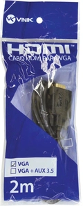 Cabo HDMI x VGA 1080p Vinik 2 Metros - HV-2