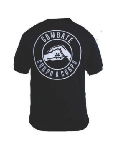 Camiseta Estampada Combate Corpo a Corpo (Preta) G