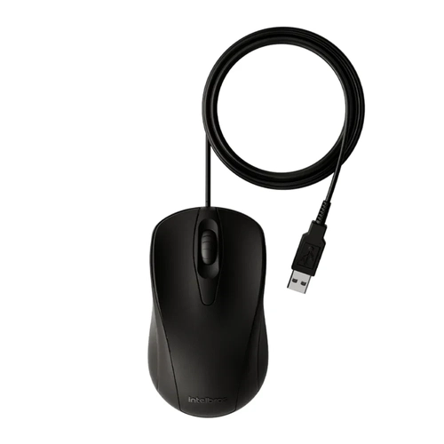Mouse Intelbras Mci20 Com Fio Preto