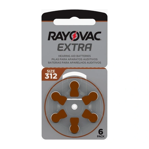 Bateria Auditiva 312 Com 6 312aux-6xebra